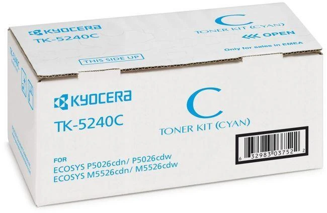 Kasetė Kyocera TK5240C, žalsvai mėlyna