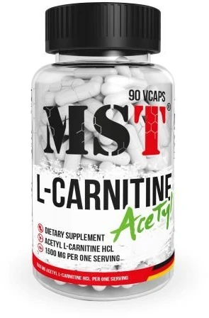 MST L-Karnitinas Acetilas 90 Kapsulių