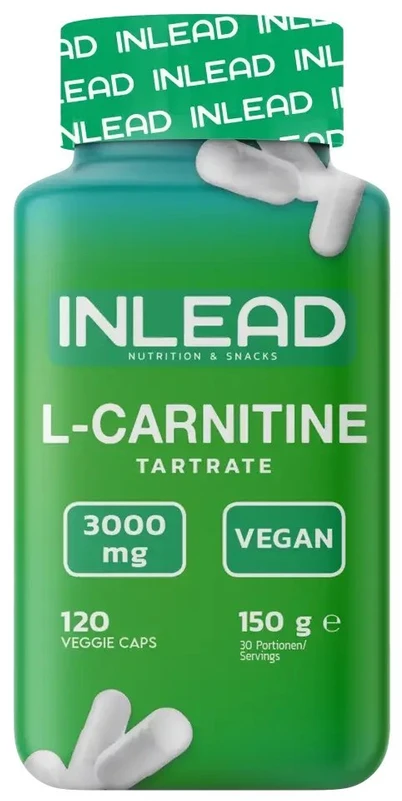 INLEAD L-Karnitinas Tartratas 120 Kapsulių