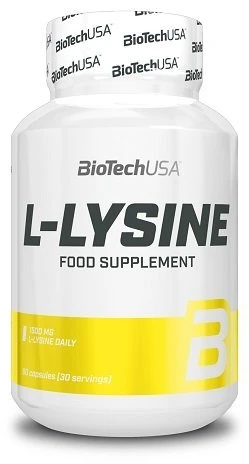 BioTech Dietinis papildas L-Lizinas 90 kapsulių