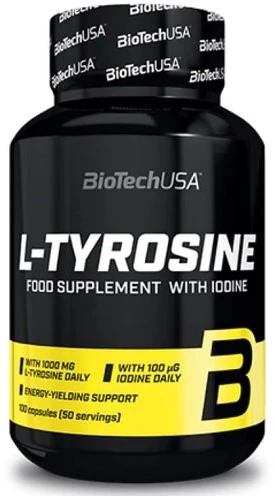 L-tirozino kapsulės BioTechUSA 100 kapsulių