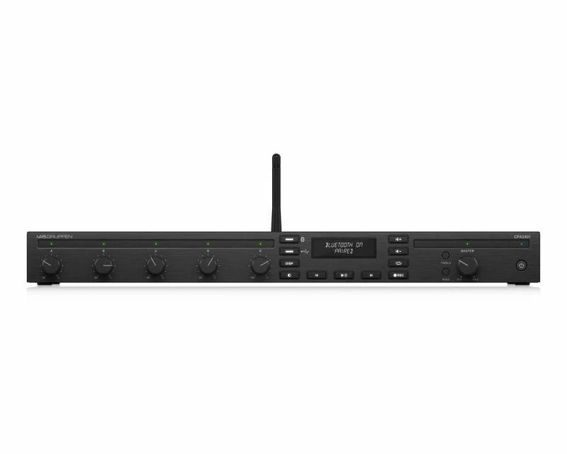 Lab Gruppen CPA2401 maišymo stiprintuvas 1 x 240W 4Ohm su Bluetooth ir USB grotuvu