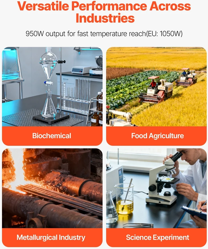 VEVOR Laboratorinis šaldytuvas cirkuliatorius, -30-100, 6 L