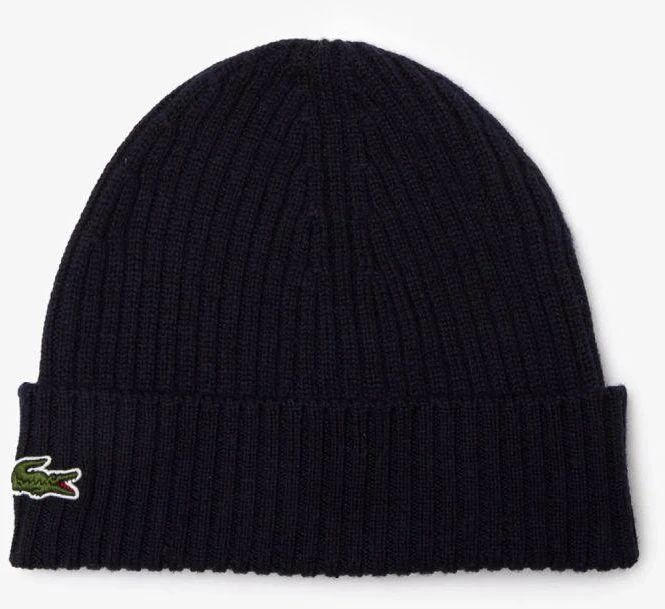 Lacoste Briaunota vilnos kepurė Tamsiai mėlyna - RB0001-166