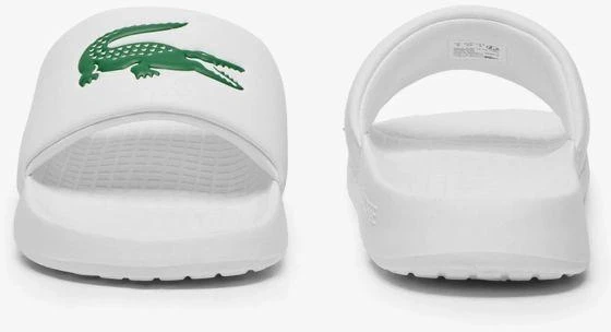 Lacoste SERVE SLIDE 1.0 125 1 CMA šlepetės, baltos/žalios (749CMA002108261)