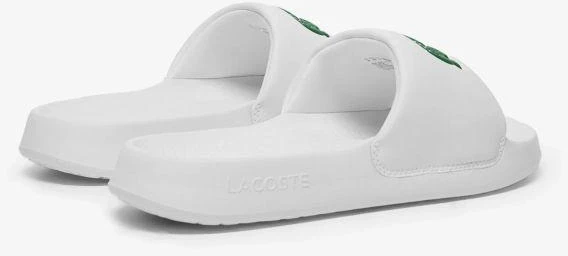 Lacoste SERVE SLIDE 1.0 125 1 CMA šlepetės, baltos/žalios (749CMA002108261)