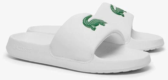 Lacoste SERVE SLIDE 1.0 125 1 CMA šlepetės, baltos/žalios (749CMA002108261)