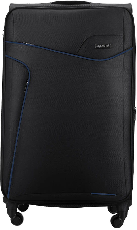 Kelioninis Solier Luggage Lagaminas Solier 23 (M) STL1651 - Juodas, tamsiai mėlyna
