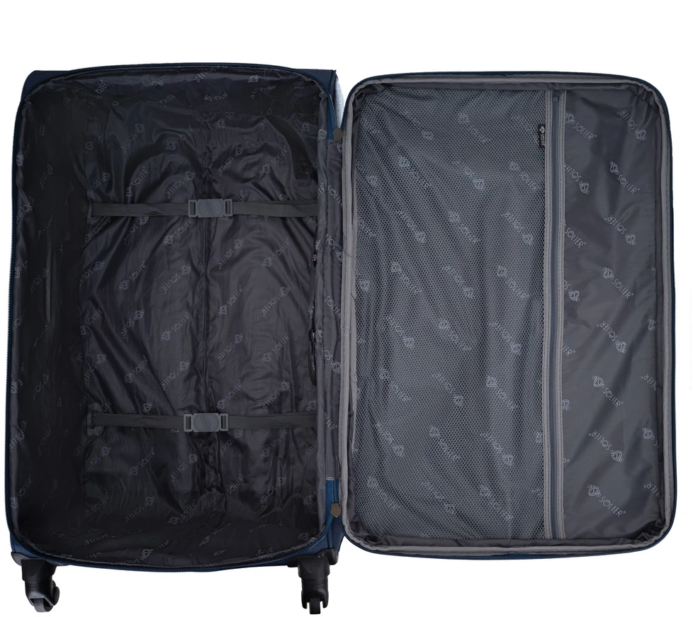 Kelioninis Solier Luggage Lagaminas Solier 23 (M) STL1651 - Tamsiai mėlyna, ruda