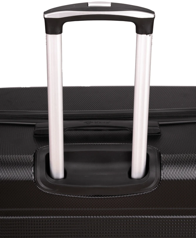 Kelioninis Solier Luggage Lagaminas vidutinio dydžio M STL902 ABS - Pilkas