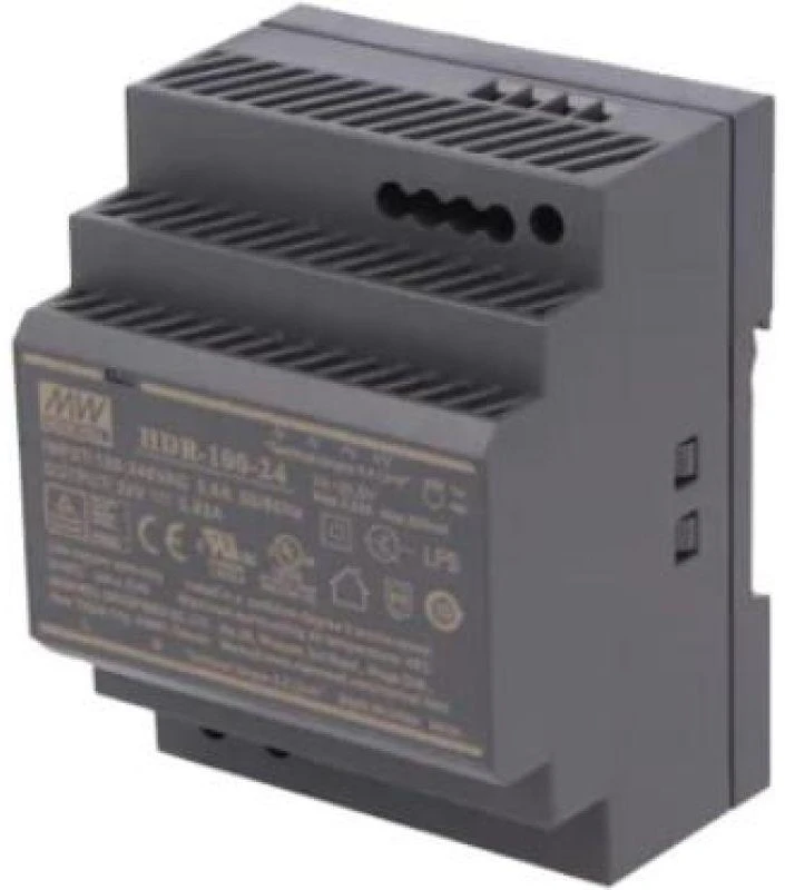 Delta Laidinis 24V DC 100W maitinimo šaltinis, skirtas montuoti ant DIN bėgelio, juodas, ZS-24/100 Tech Controllers