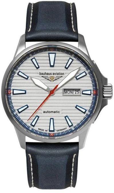 Laikrodis Bauhaus Aviation Titanium 28621, 42mm