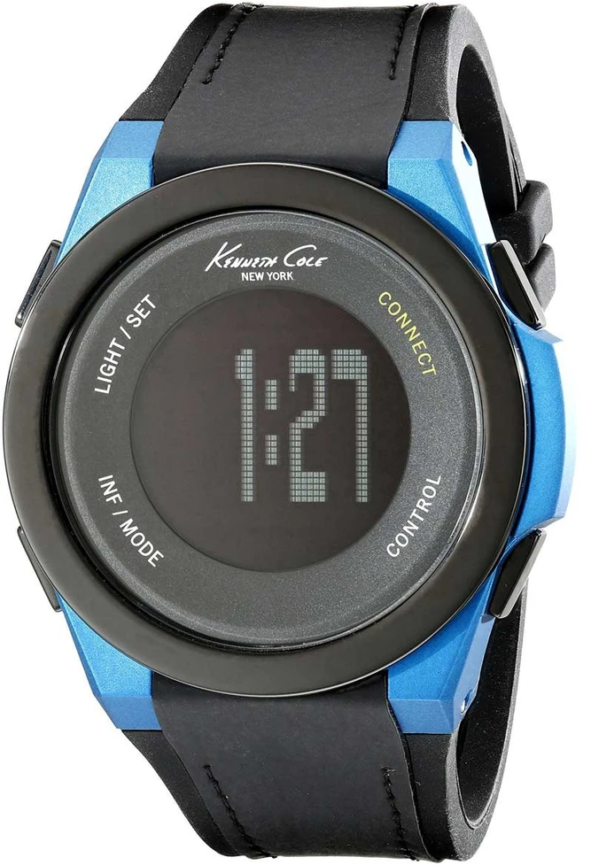 Laikrodis KENNETH COLE 10022808. Kwarcowy, Kolor juoda. Mężczyzna.