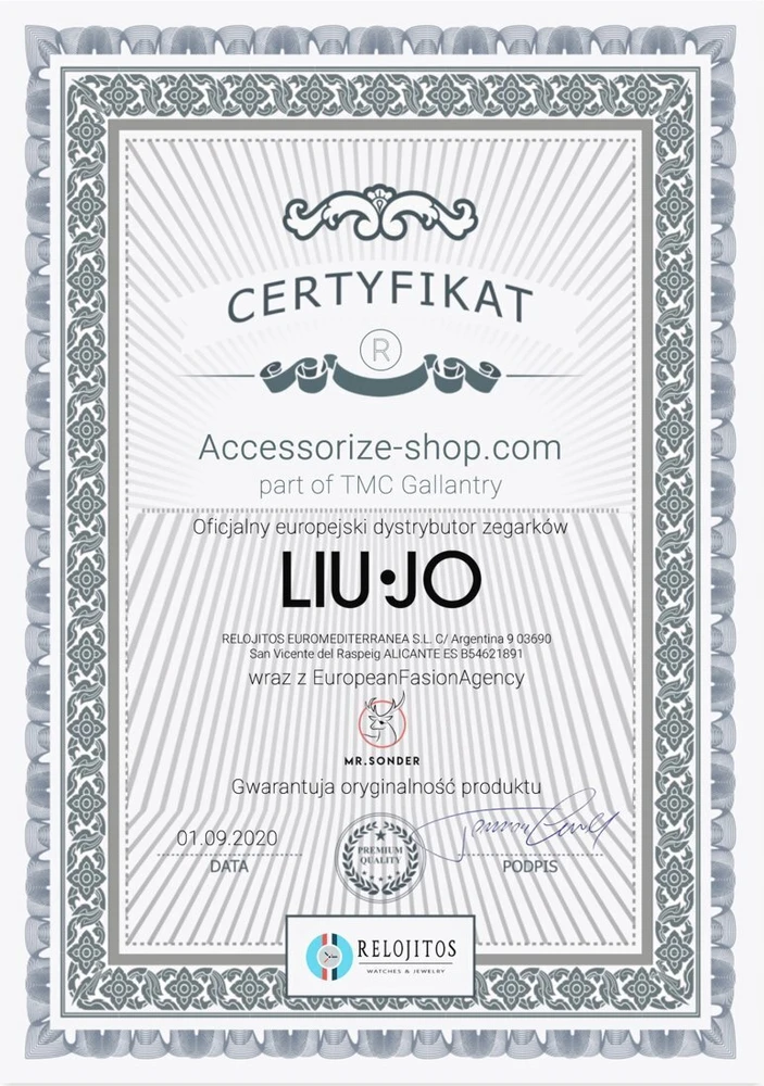 Liu Jo Laikrodis LIUJO TLJ965. Kwarcowy, Kolor balta. Mężczyzna.