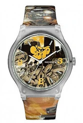 Laikrodis MARC ECKO E06503M1. Kwarcowy, Kolor geltona. Unisex.