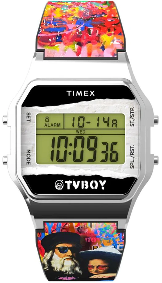 Laikrodis TIMEX TW2Y46800. Kwarcowy, Kolor raudona. Unisex.