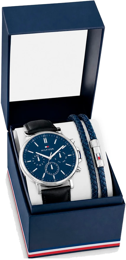 Laikrodis TOMMY HILFIGER 2770161. Kwarcowy, Kolor mėlyna. Mężczyzna.