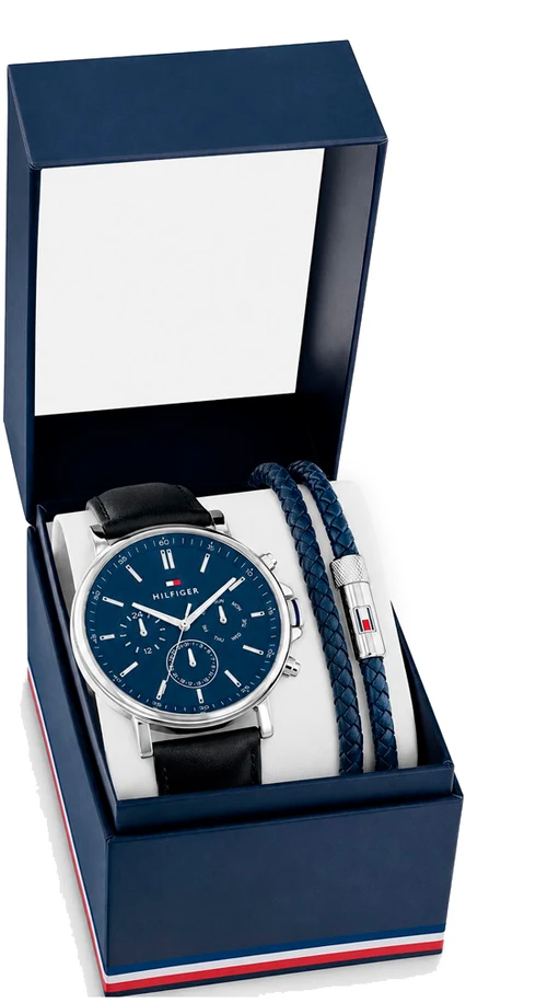 Laikrodis TOMMY HILFIGER 2770161. Kwarcowy, Kolor mėlyna. Mężczyzna.
