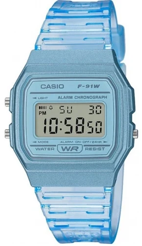 Laikrodis Unisex Casio Retro Vintage F-91WS-2 (zd648b) + BOX