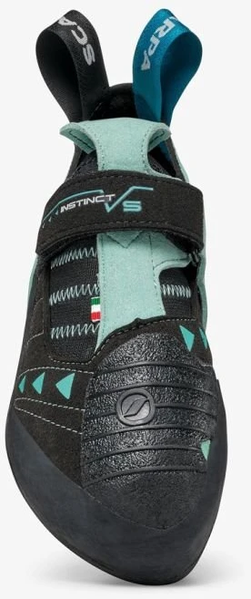 Laipiojimo bateliai Scarpa Instinct VS, juodi ir žalsvi