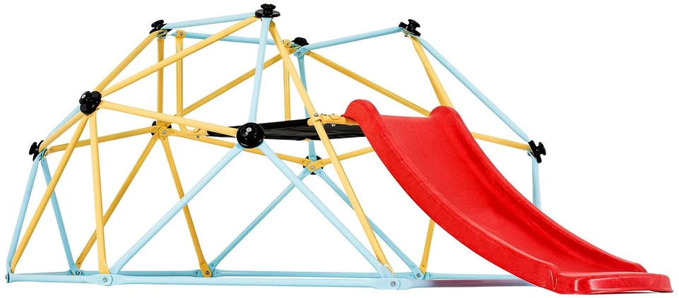 VEVOR Geometrinis vaikų laipiojimo kupolas su čiuožykla