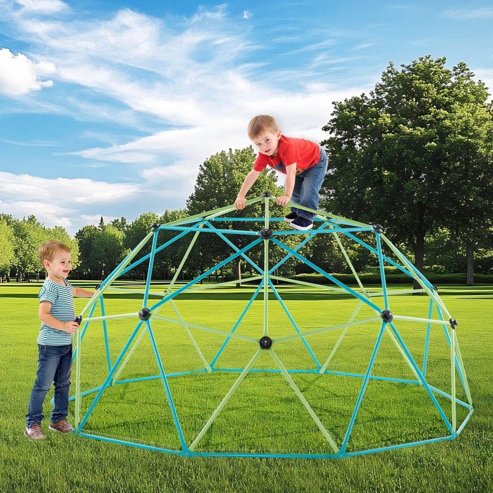 VEVOR 10 pėdų geometrinė laipiojimo kupolas su sūpynėmis