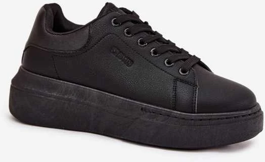 Laisvalaikio batai juodi su platforma kasdienai Step in Style