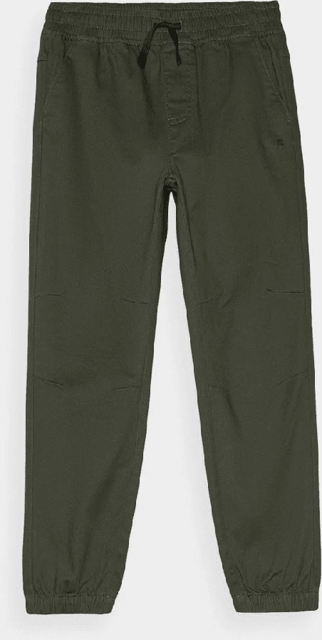 Laisvalaikio kelnės su guma Jogger 4F Chaki spalvos