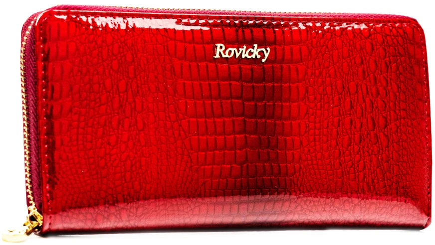 Rovicky Moteriška odinė piniginė PETERSON 25-1rs, raudona