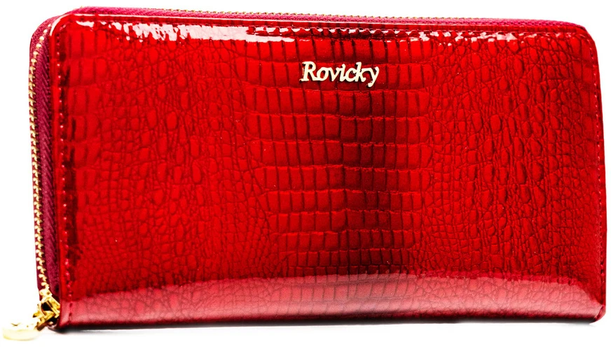 Rovicky Moteriška odinė piniginė PETERSON 25-1rs, raudona
