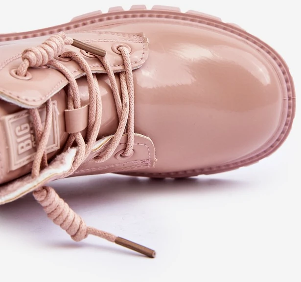 Lakuoti šilti batai Big Star Kids MM374144 Rožinė