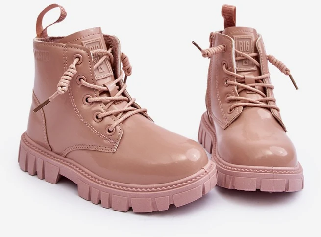 Lakuoti šilti batai Big Star Kids MM374144 Rožinė