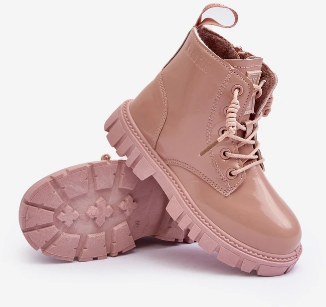Lakuoti šilti batai Big Star Kids MM374144 Rožinė