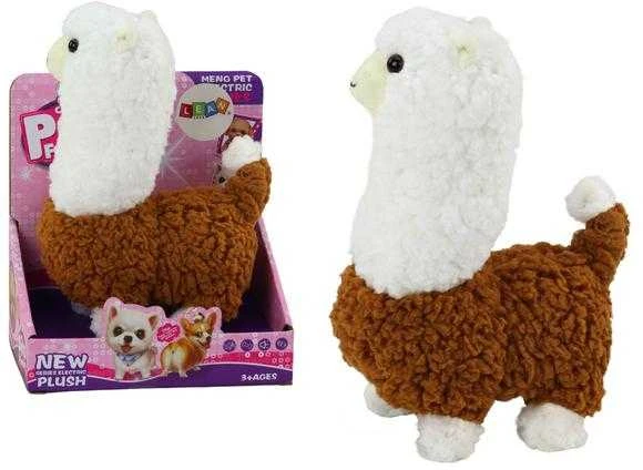 Lean Toys Interaktyvus žaislas Lama, 23 cm