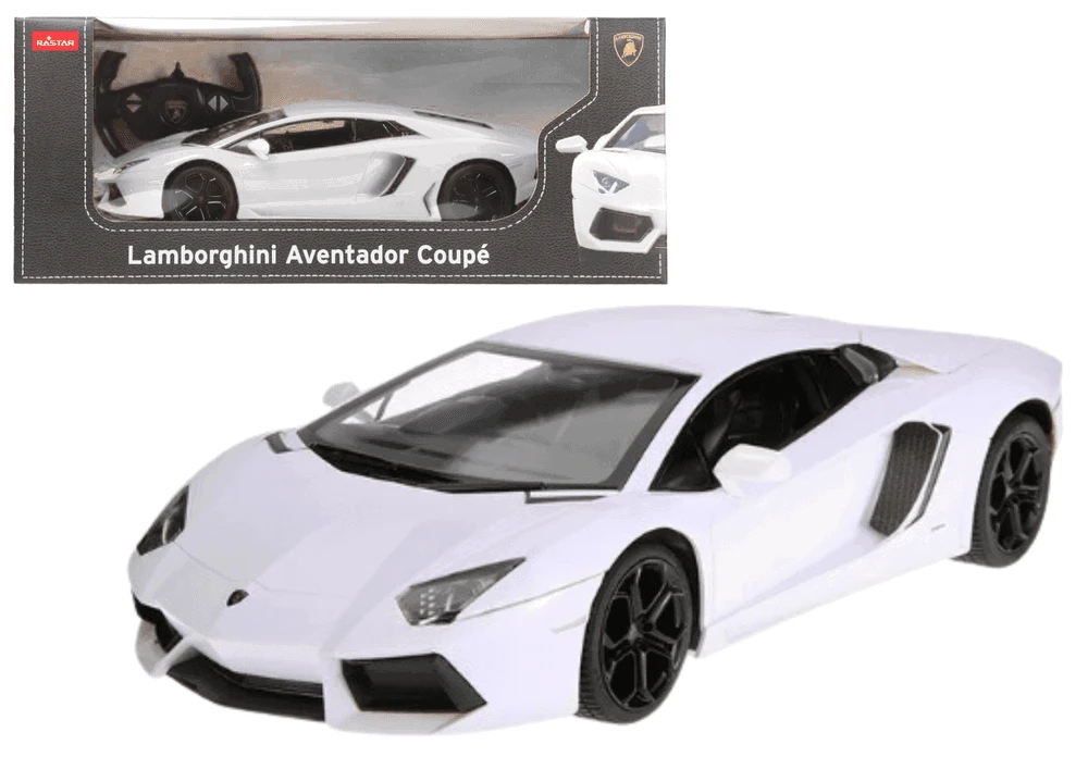 Auto Nuotolinio Valdymo Lamborghini Aventador LP700 Modelis 1:14, Baltas