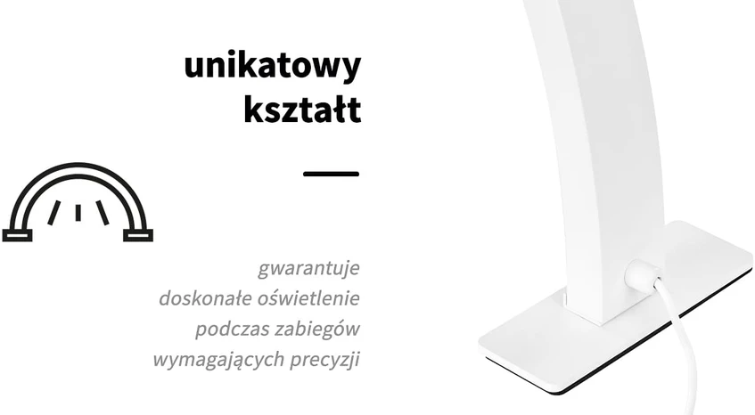 Nagų lempa Profesionali manikiūro lempa Activeshop Glow Arche III, balta