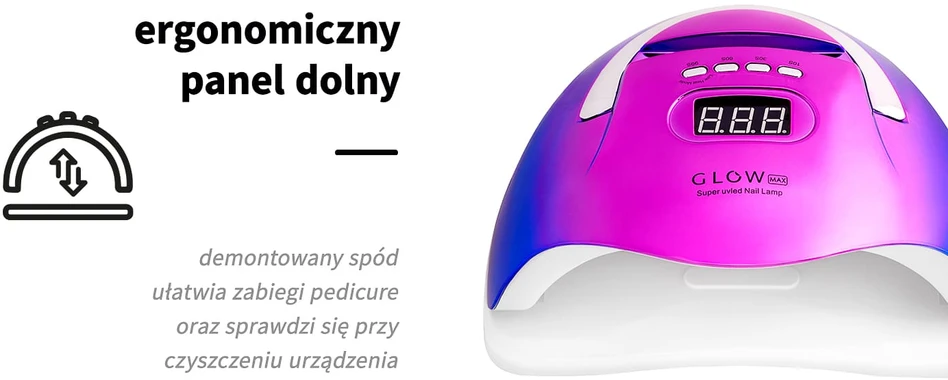 Activeshop Nagų lempa Glow F2 RN