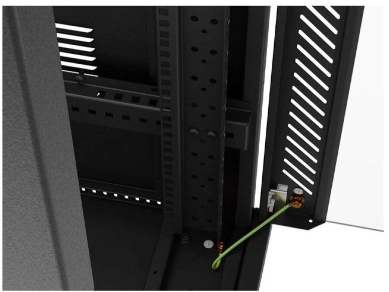 LANBERG Rack spintelė 19 laisvai stovinti 32U 600x1000 plokščia pakuotė su stiklinėmis durelėmis LCD juodas
