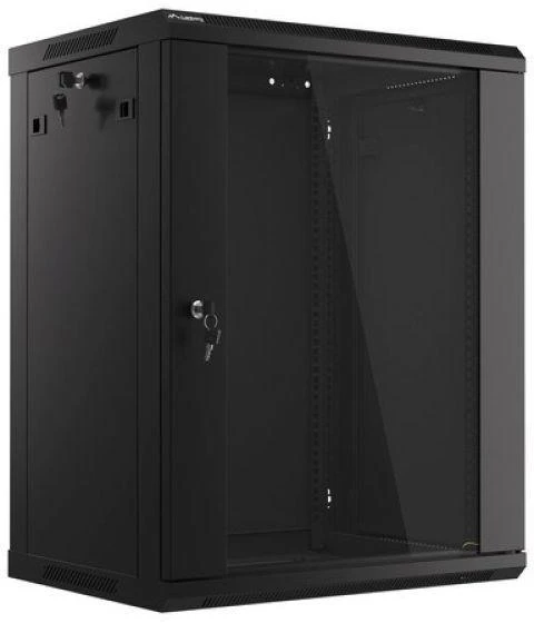 LANBERG WF01-6415-10B sieninis stovas 19 colių išmontuojamas plokščias paketas 15U/600x450mm juodas