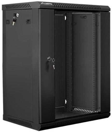 LANBERG WF01-6415-10B sieninis stovas 19 colių išmontuojamas plokščias paketas 15U/600x450mm juodas