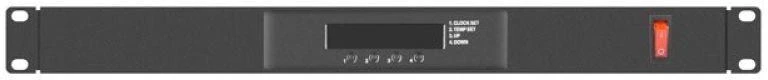 LANBERG AK-1502-B 19 ventiliatoriaus blokas / ventiliacijos skydelis su LCD 2 ventiliatoriais + 230 V termostatu