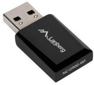 „Lanberg“ USB adapterio belaidžio tinklo plokštė, NC-0900-WI, USB 2.0 dviejų dažnių AX900