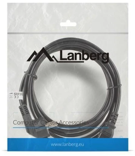 LANBERG CA-C13C-11CC-0050-BK maitinimo kompiuterio kabelis VDE CEE 7/7-> C13 5m