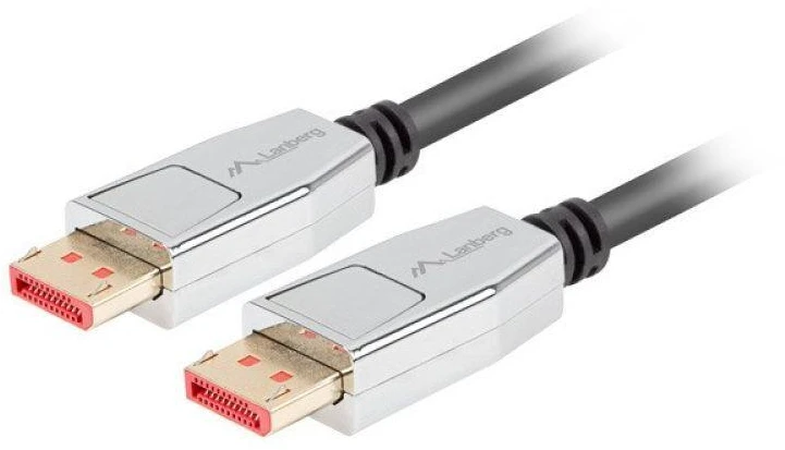 LANBERG DisplayPort M/M laidas 20 PIN v1.4 1.8m 8K juodas