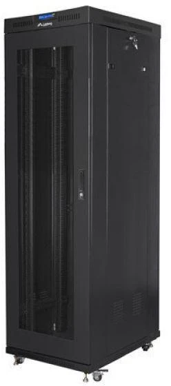 LANBERG stovo spintelė 19 colių 42U 600x1000 juodų tinklinių durų LCD