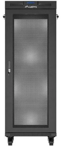 LANBERG Rack spintelė 19 laisvai stovinti 32U 600x600 plokščia pakuotė su tinklelio durelėmis LCD juodas