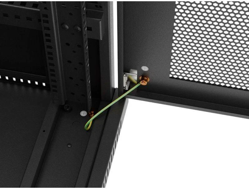 LANBERG Rack spintelė 19 laisvai stovinti 32U 600x600 plokščia pakuotė su tinklelio durelėmis LCD juodas