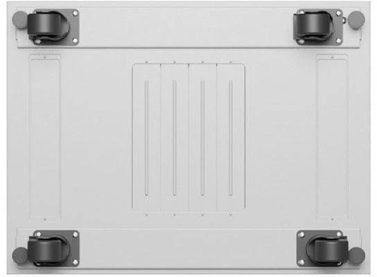 LANBERG laisvai pastatoma stelažinė spintelė 19/22U 600x800 stiklinių durelių LCD plokščias komplektas pilkas V2
