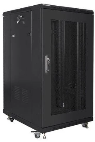 LANBERG stovi spintelė 19 colių 22U 600x800 tinklelis Juodas