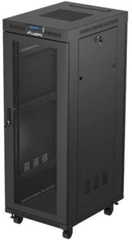 LANBERG Rack spintelė 19 laisvai stovinti 32U 600x800 plokščia pakuotė su tinklelio durelėmis LCD juodas